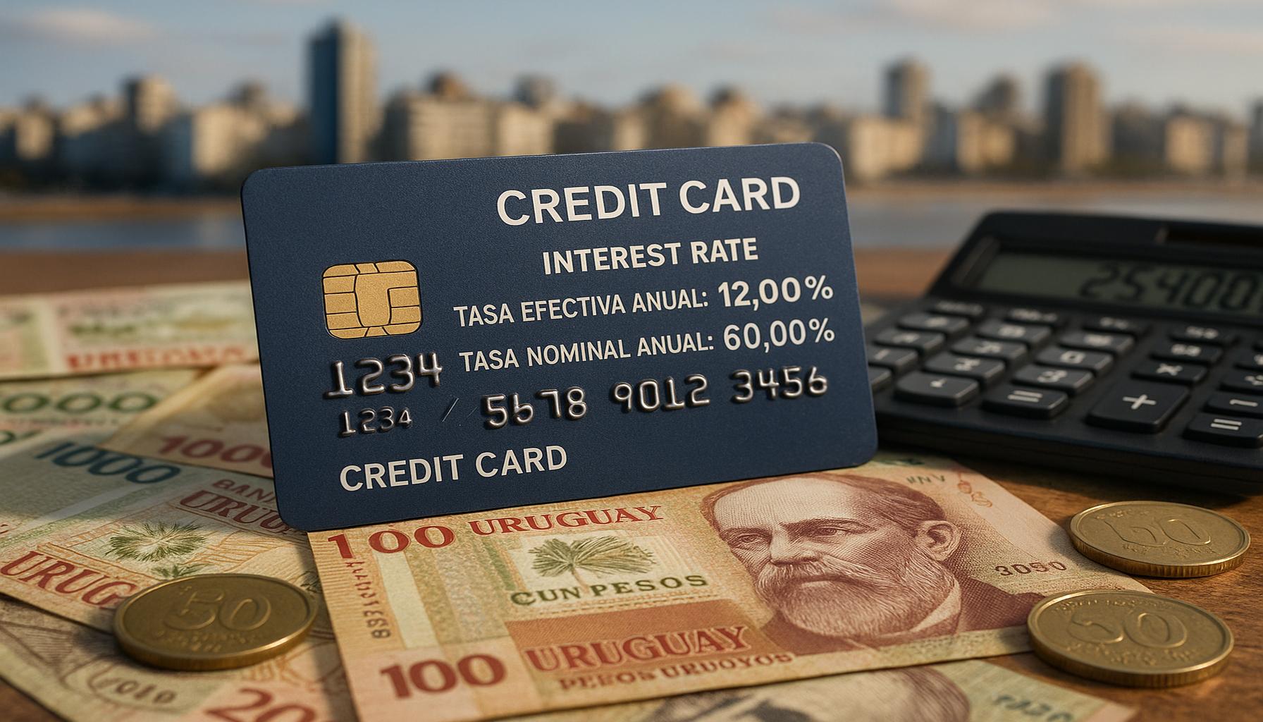 Impacto de las tasas de interés de las tarjetas de crédito en la economía uruguaya